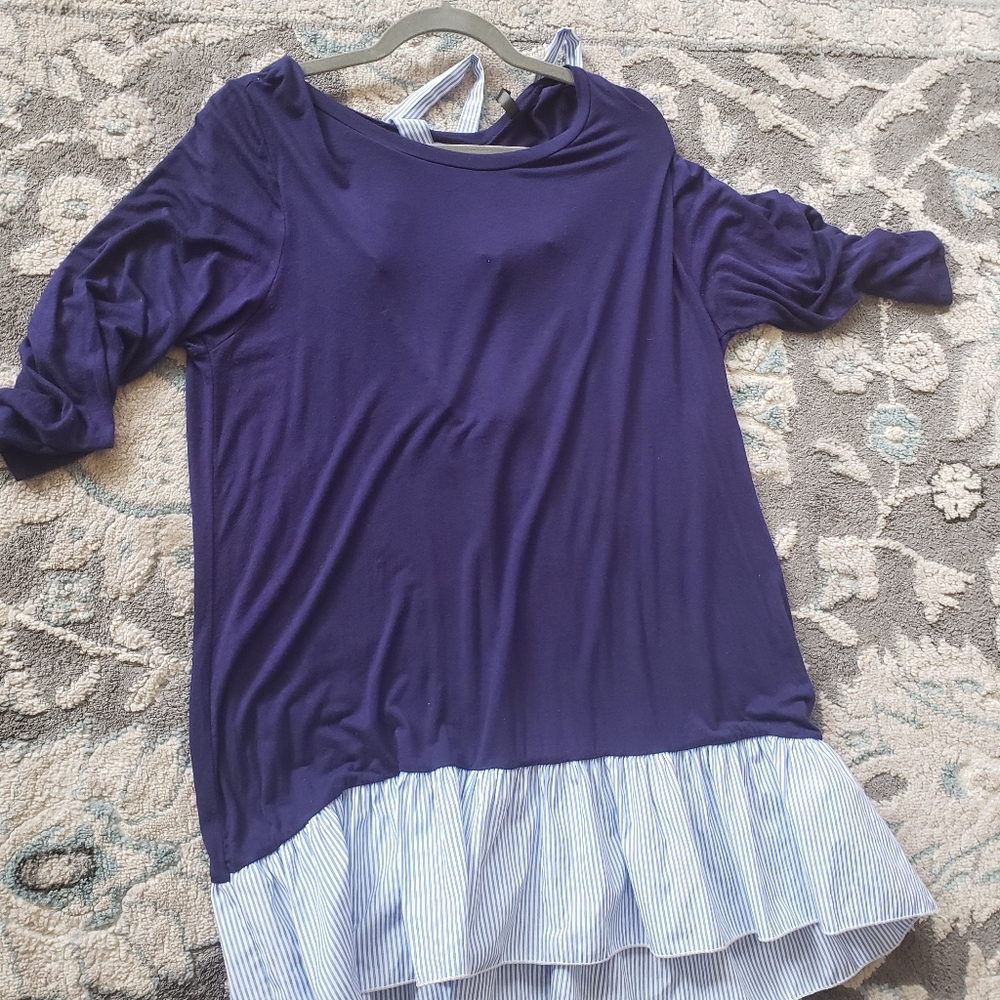 Women plus Ruffle shirt